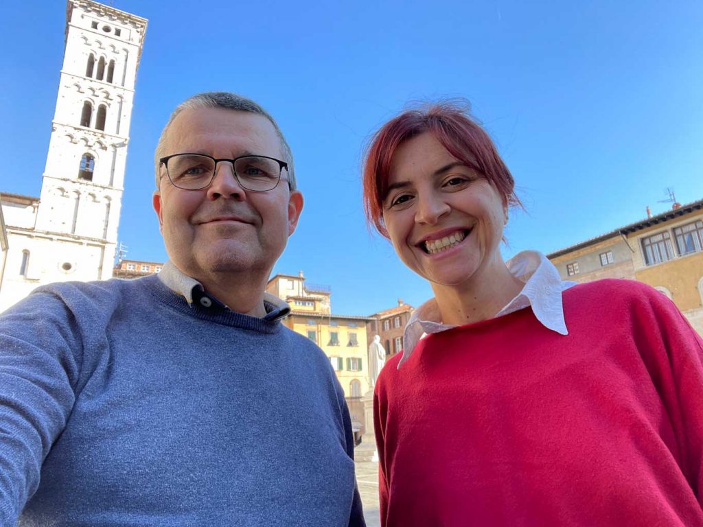 Francesca e Timo a Lucca